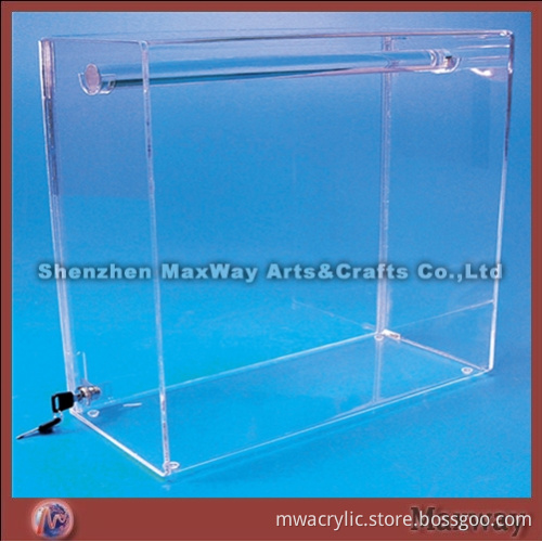 Transparent Hot Selling Skillful Acrylic/Perspex Display Box/Cabinet with Lock
